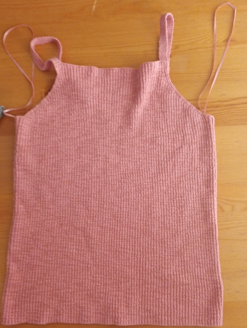 LOFT Dusty Rose Ribbed Knit Cami Tank Top
